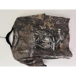 Realtree Ranger Alaska Wolf Graphic Camouflage T-Shirt Large